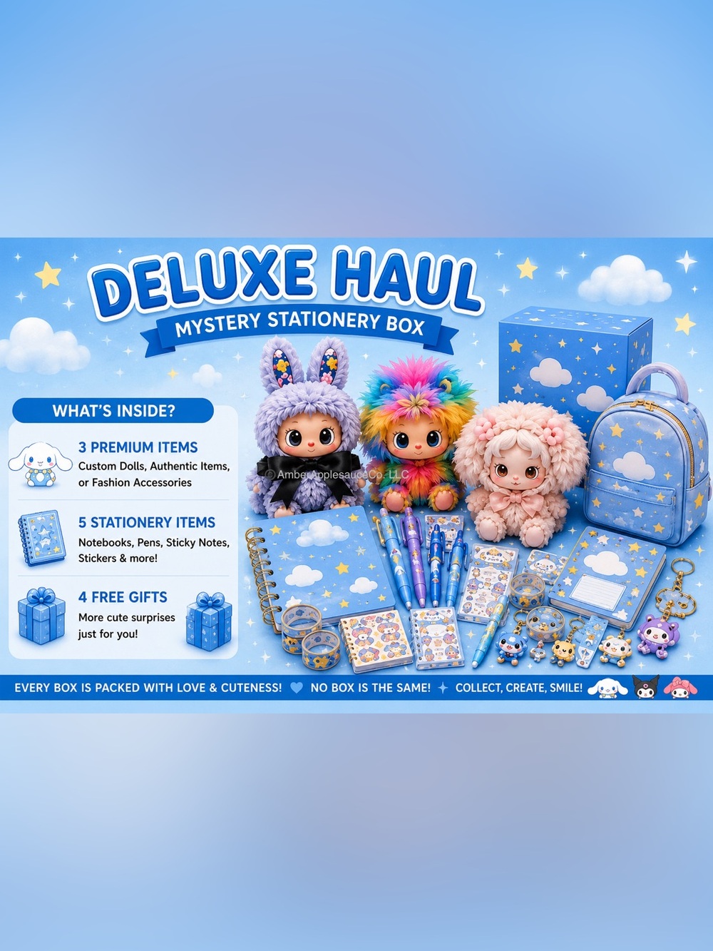 🎀✨ Deluxe Haul✨ — Mystery Stationery Box 🎀